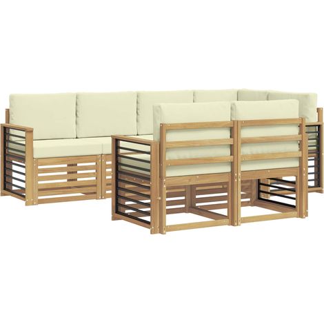 Juegos de sofás Madera de Acacia Sólida vidaXL