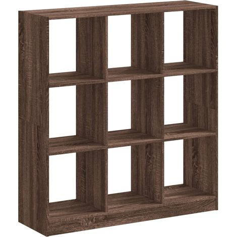 Maison Exclusive - Bücherregal Braun Eichen-Optik 102x32x108 cm H