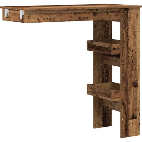 Maison Exclusive - Mesa de bar de pared madera contrachapada enve