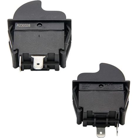 Interrupteur à bouton-poussoir à quatre broches KLD-28, interrupteur instantané haute puissance, 16 A 220 V 2000 W, convient aux équipements industriels, étanche à l'eau et à la poussière. (1/4)