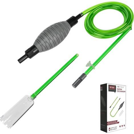 BUNTHAUS Aquarium Changer l'eau, Kit de Nettoyage pour Gravier d'aquarium avec Siphon pour Changer l'eau et Nettoyer Le Sable