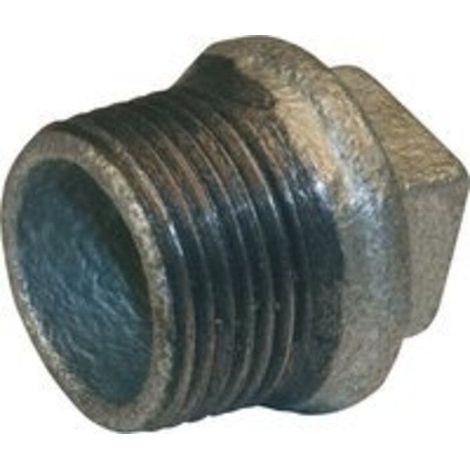 Tappo per tubo in acciaio zincato, diam. maschio. 26 x 34 millimetri SANS MARQUE