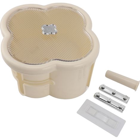 Porte-Papier Mural Multifonction Imperméable en Plastique PP+PET avec Crochet pour Salle de Bain et Toilettes (1/5)