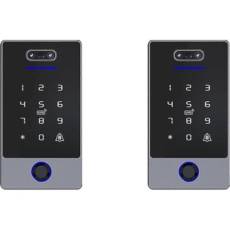 Clavier de contrôle d'accès par reconnaissance faciale 2X TTLock, contrôleur d'accès par empreinte digitale autonome et étanche, compatible avec les serrures de porte - B (1/5)