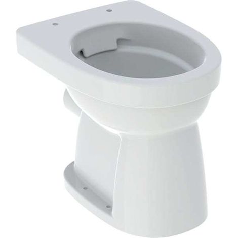GE Renova Stand-WC Flachspüler Abg. horizontal, Rimfree, weiß, KeraTect (1/5)