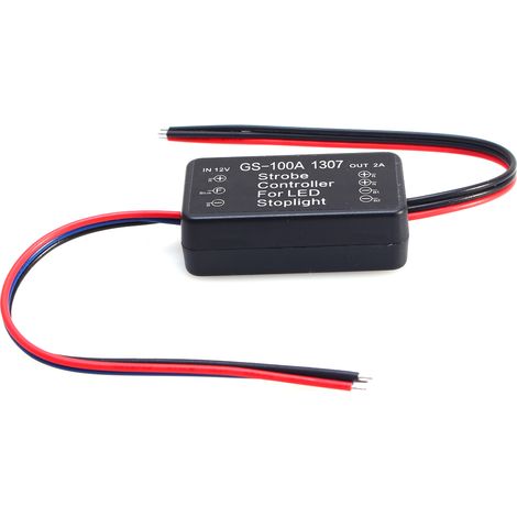 Feux stop LED GS-100A 1307 pour voiture, module contrôleur flash stroboscope AP (1/5)