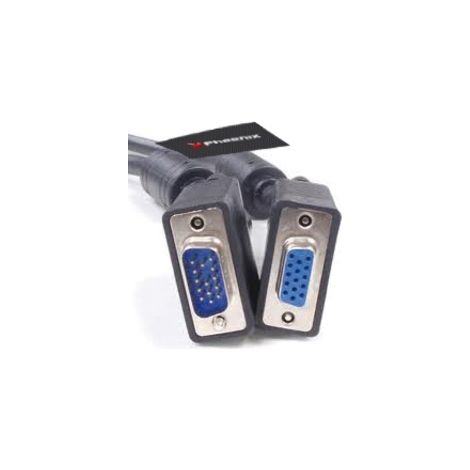 Câble - prolongateur - adaptateur vga phoenix mâle femelle 5m noir