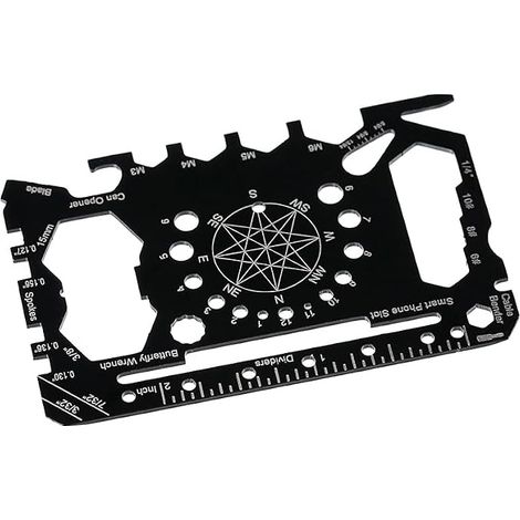 Kit d'outils 50 en 1 en acier inoxydable (ouvre-bouteille, tournevis, support de téléphone, etc.) (1/3)