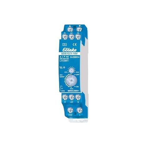 Eltako SDS12 1 10V regulador azul para luminaria interior (1/2)