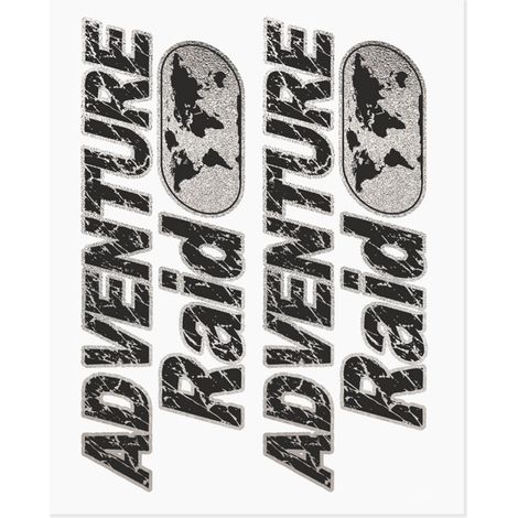 Adesivi Adventure Stickers per Bauletti Moto Adventure Raid