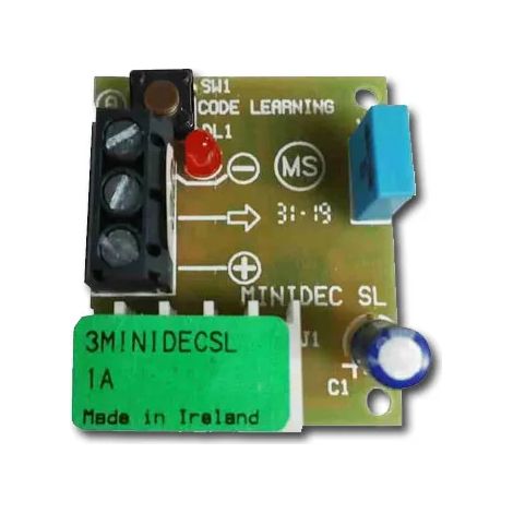 Télécommande émetteur mural pour motorisations – 1 canal – Alimentation 24V – Compatible avec FAAC – 785505 (1/4)