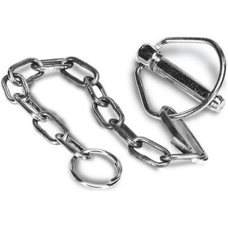 Pasador de chaveta de 10 mm, con cadena 02165 (1/2)