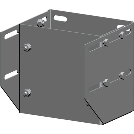 Wolf Ext. para consola de pared exterior DN125 155-240mm, acero inoxidable, 2651784