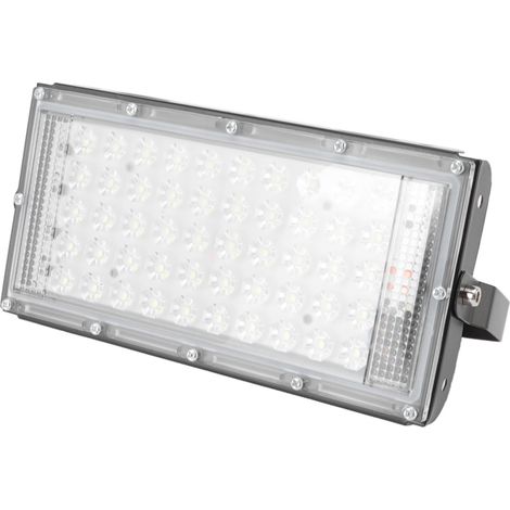 Projecteur LED 50W – IP66 étanche – 6000K blanc – réglage 180° – extérieur – cour / balcon