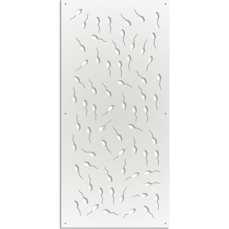MAYBE LIFE - Pannello in PVC traforato - Parasole - Colore: bianco - Misura: 50x150 cm (1/4)