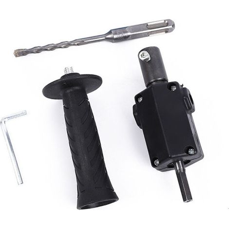 Adaptateur perceuse-marteau en acier allié, convertisseur électrique pour verre, métal et bois.-Crezuo