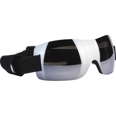 Lunettes de protection anti-UV professionnelles pour animaux de compagnie FS-SP-05, grand champ de vision, sangle réglable, en plastique argenté, pour grands chiens. (1/5)