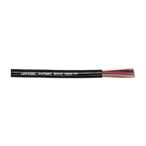 LAPP ÖLFLEX® TRUCK 170 Câble pour l'automobile 5 x 1 mm² noir 7027064/1 Marchandise vendue au mètre X77015