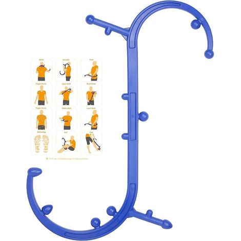 Triggerpunkt-Massageset – ergonomisches Muskelentspannungsgerät für Rücken, Nacken und Schultern, komfortabel und vielseitig. (1/5)
