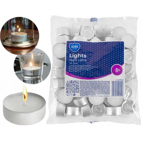 AURA Kerzenlichter Nacht 8h 50 Stück p30-50 (1/5)