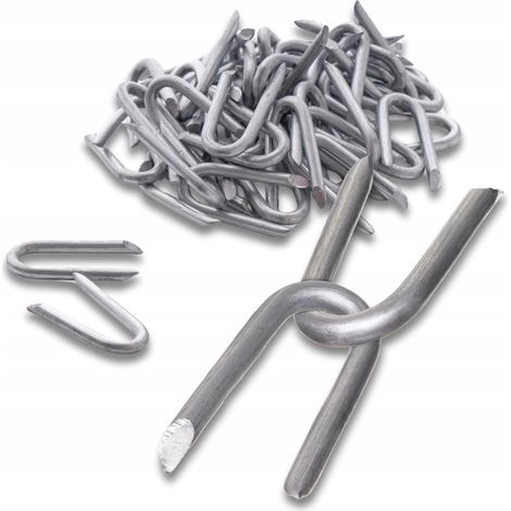Agrafes, clous 2,5 x 30 mm, grillage forestier (environ 500 pièces pour grillage forestier de 1 kg).