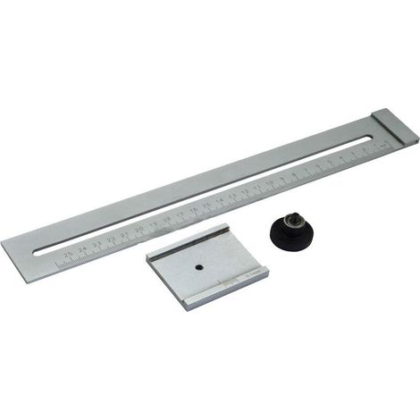 Calibro di marcatura per tracciatura in metallo, campo di misura 250 mm, calibro di marcatura in acciaio al carbonio, strumenti di misurazione per lavorazione del legno, calibro di marcatura per carpe (1/4)