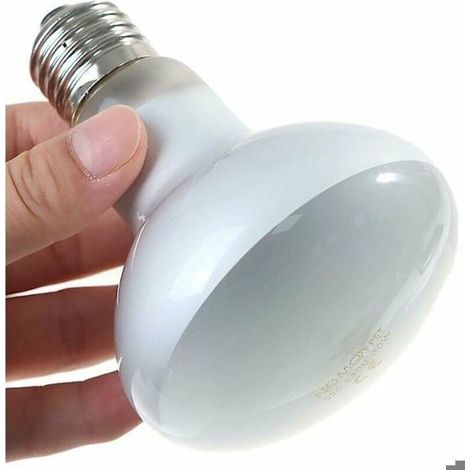 Lampe chauffante UVA UVB reptile 60W – Pour tortue – Chauffante, étanche – Ampoule (1/4)