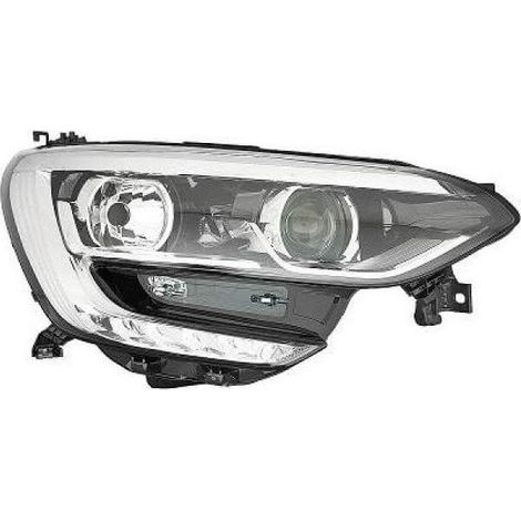 Phare avant droit H7/H7/Led fond chromé Renault Megane 4 2015-2021