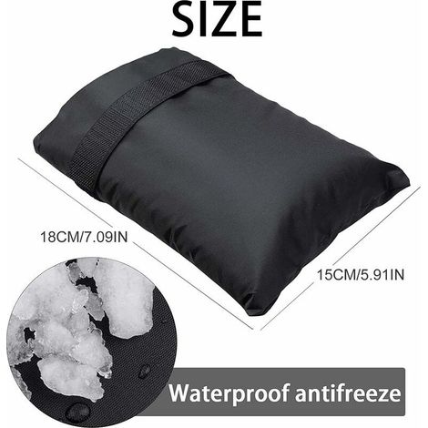 Copertura per rubinetto esterno, copertura protettiva per rubinetto, protezione per rubinetto esterno, coperture per rubinetto da giardino, protezione antigelo per rubinetto, riutilizzabile, 1 pezzo, (1/5)