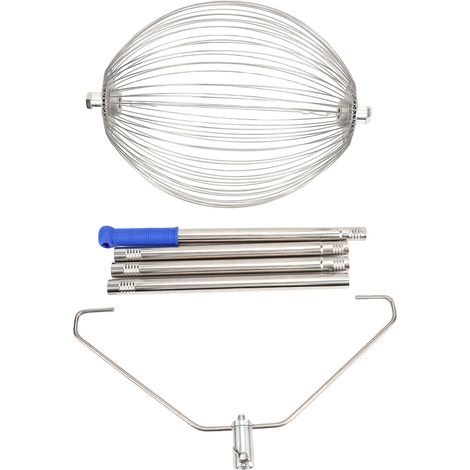 Rassembleur de noix en acier inoxydable, rouleau supérieur pour balles de Tennis, glands, noix de pécan, petits objets de fruits L (1/5)