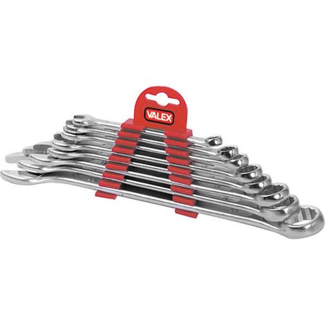1BLISTER CHIAVE COMBINATA IN SERIE - in serie pz.8 da 8x8 a mm.19x19