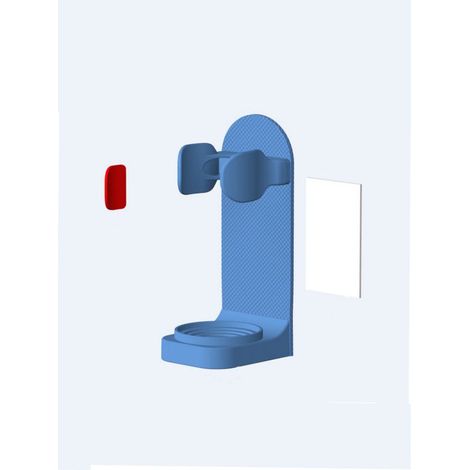 Porte-Brosse à Dents électrique, Organisateur de Brosse à Dents Mural, Pince de Rangement pour Brosse à Dents sonique, Support de Brosse à Dents sonique, 4 pièces, Gain de Place(bleu) (1/4)