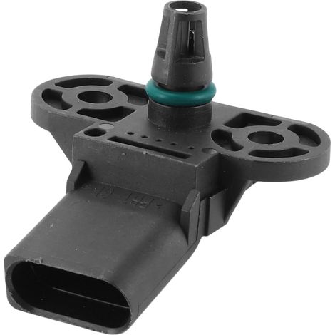 Air Intake MAP Pressure Sensor, Manifold Absolute Pressure MAP Sensor for Audi A4(B6) 2003-2005, for Audi A4(B7) 2005-2008 Black 1 Pcs (1/5)