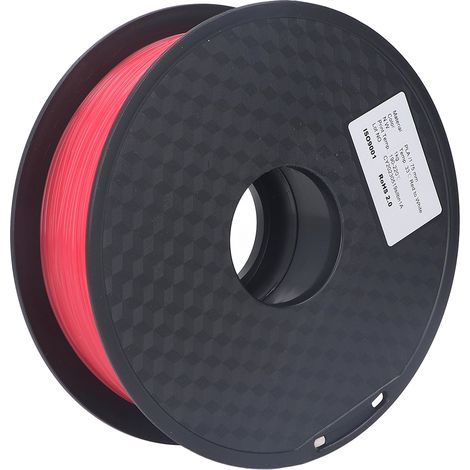 Filament PLA 1,75 mm à changement de couleur rouge à blanc, consommable pour impression 3D, vitesse de 30 à 90 mm/s. (1/5)
