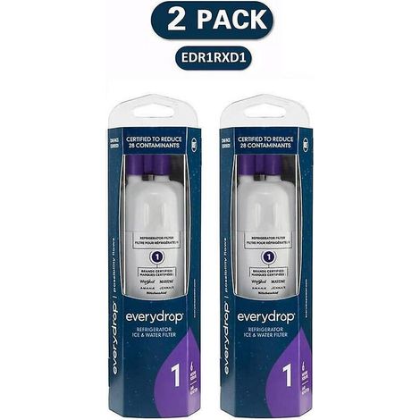 Filtre à eau glacée Everydrop by Whirlpool (1 unité, référence EDR1RXD1), violet (1/5)