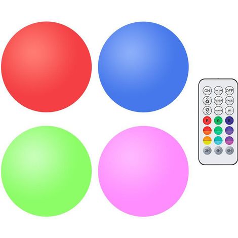Lampe LED flottante pour piscine, étanche IP68, à couleurs changeantes, veilleuse pour baignoire, cadeau idéal pour spa, intérieur et extérieur.-AquaForge (1/5)