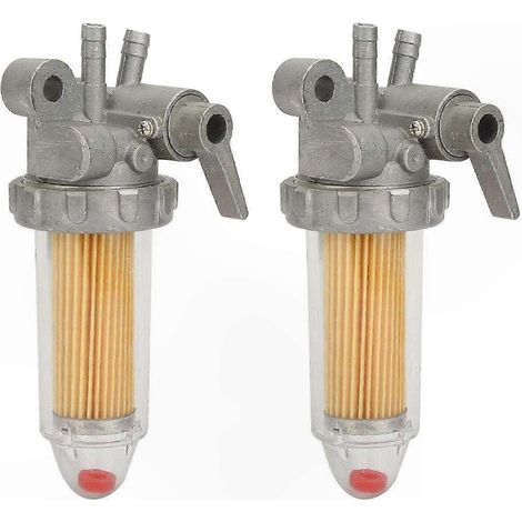 Lot de 2 vannes d'arrêt pour filtre à huile et carburant, compatibles avec les moteurs 186FA et 178FA, les générateurs et autres pièces détachées. Adaptabilité universelle. (1/5)