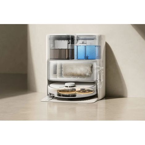 Mova P70PROULTRA Robot aspirapolvere e lavapavimenti Laser 3,2 L autonomia 250 min 30.000 Pa Wi-Fi app mappatura colore Bianco