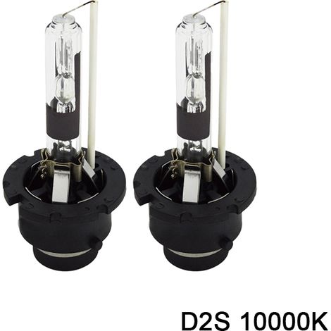 Lot de 2 AC D2S 10000K Xenon HID Ampoule Lampe à Décharge Phare Ampoule de Rechange HID Lampe Xénon 35W - 12V (1/5)