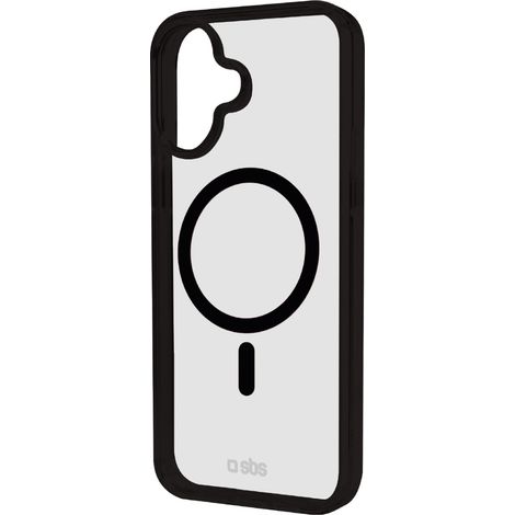 SBS Cover per iPhone 16 Plus con bordi colorati compatibile con ricarica MagSafe (1/4)