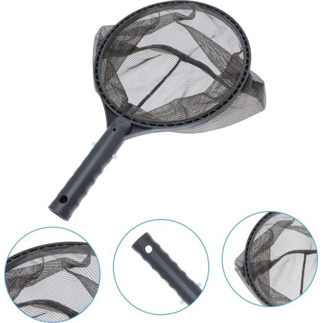 Épuisette de Nettoyage Piscine Profonde Filet Fin Durable Outil de Ramassage pour Bassin et Skimmer Surface Accessoire Pratique sans Installation (1/5)