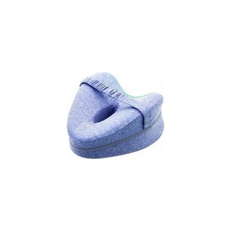 oreiller de oreiller de jambe ergonomique dormeur latéral boucle d'oreiller mémoire oreiller orthopédique oreiller genou confort de couchage optimal housse lavable oreiller pour dormeurs latéraux orei (1/5)