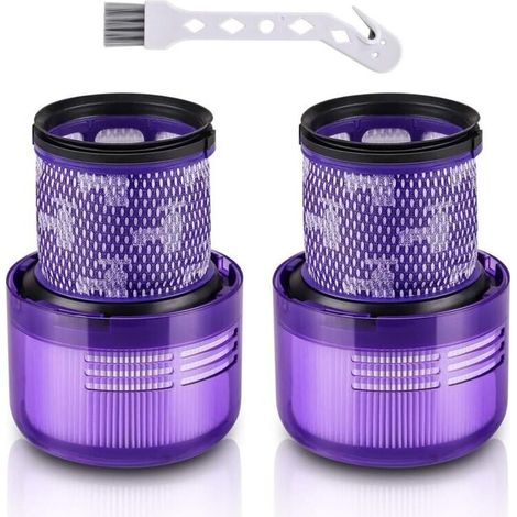 Filter für Dyson V11 V15, 2er-Pack Ersatzfilter für Dyson V11 V15 SV14 SV17 SV22 Detect Absolute Animal Fluffy Torque Drive Motorhead Staubsauger, ersetzt DY-970013-02 (V11 - 2 Stück) (1/5)