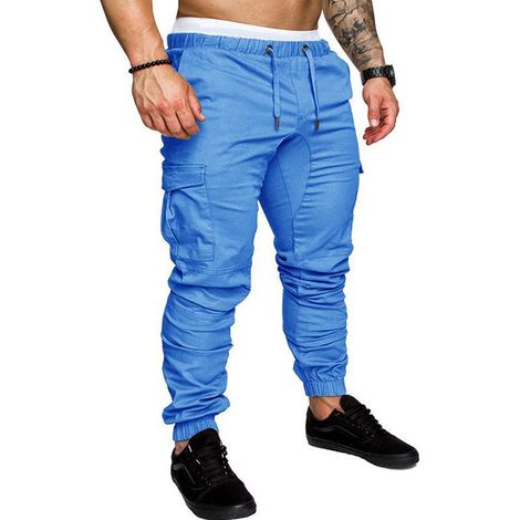1 pantalon de travail, multipoches, tissé, moulant, pour homme (1/5)