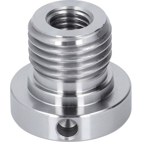 Spindle adapter for wood lathe - 33 mm male, 18 mm female - for chuck, insertion (1/5)