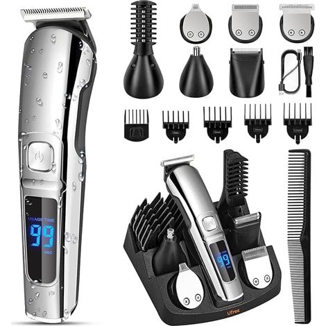 Tondeuse à cheveux et barbe – Rasoir électrique multifonction pour coupe de cheveux et entretien de la barbe (1/5)