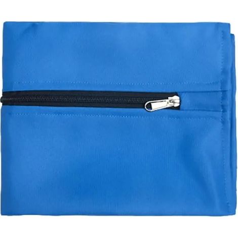 Grand sac de lavage pour animaux, 70x80 cm, avec fermeture éclair, attrape-poils, idéal pour couvertures et linge. - Bleu L - Bleu L (1/5)
