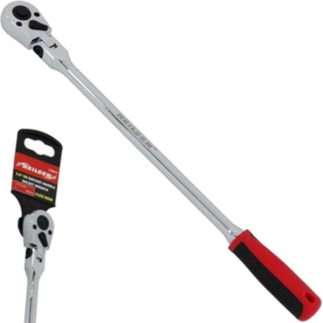 Neilsen Extra Long Reach Flexi Head Socket Ratchet Quick Release 72 Teeth 1/4"