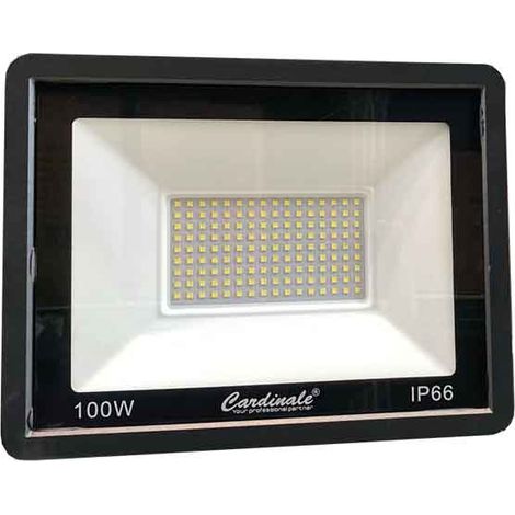 Projecteur LED 30W Noir Étanche IP65 2700lm 160W Blanc du Jour 6000K