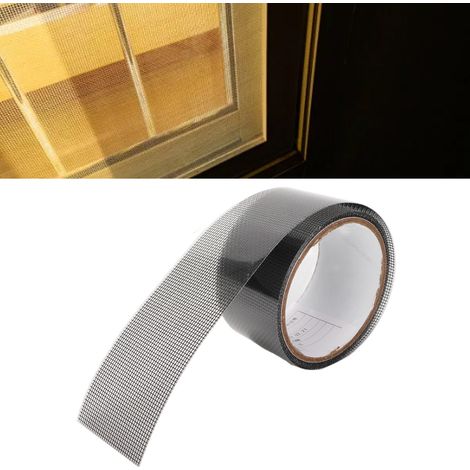 Cinta autoadhesiva para reparación de vidrio acrílico – 5 rollos (2,8 m x 50 mm) para ventanas, puertas y camping. (1/5)